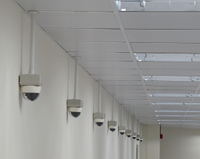 Closed circuit monitor at Singapore datacenter